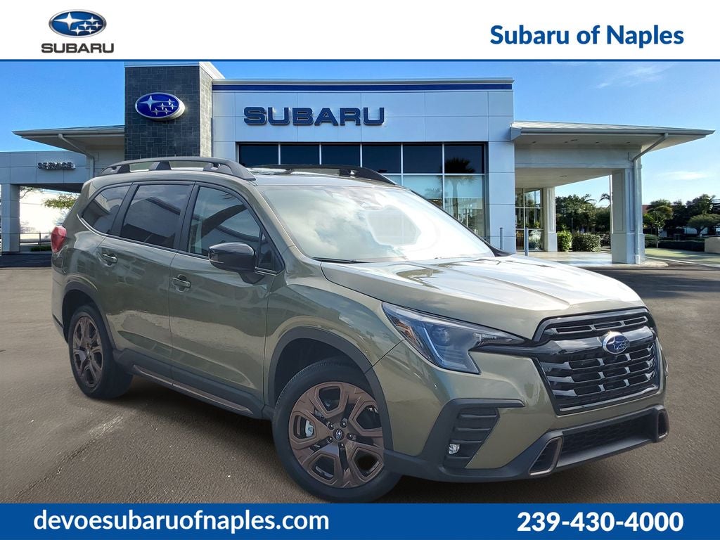 2026 Subaru ASCENT Limited Bronze Edition 7-Passenger in Autumn Green Metallic — front three-quarter view
