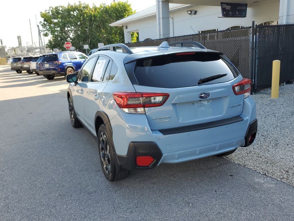 2022 Subaru Crosstrek — rear three-quarter view