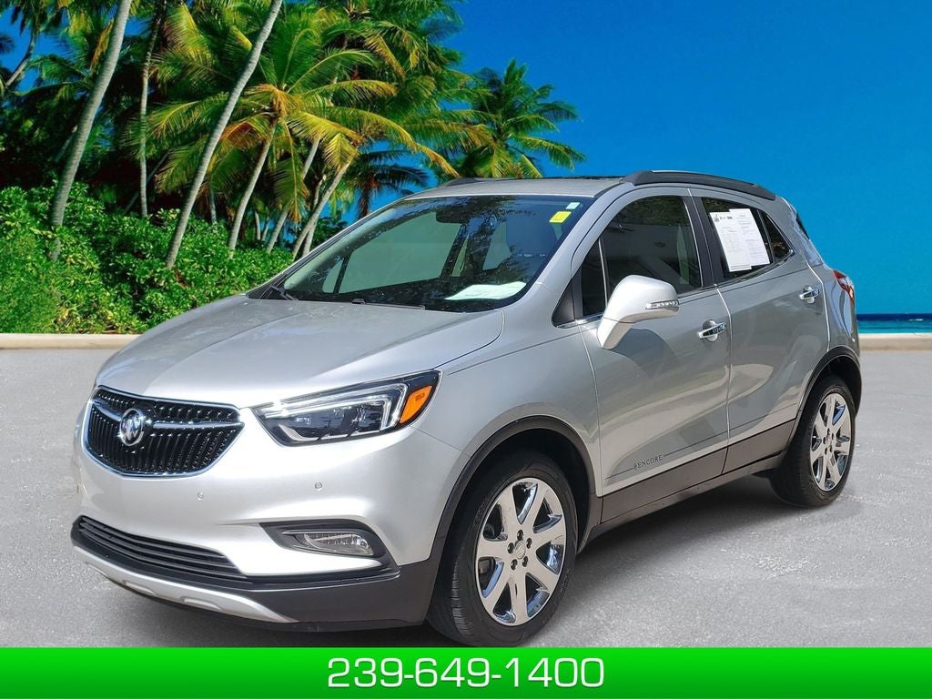 2017 Buick Encore Premium in Quicksilver Metallic — front three-quarter view